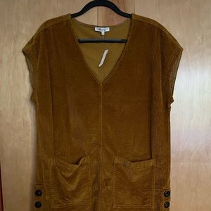 Madewell Corduroy Shift Dress